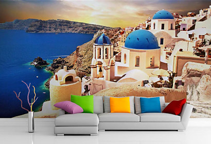 Fototapeta Dovolenka na Santorini 1446